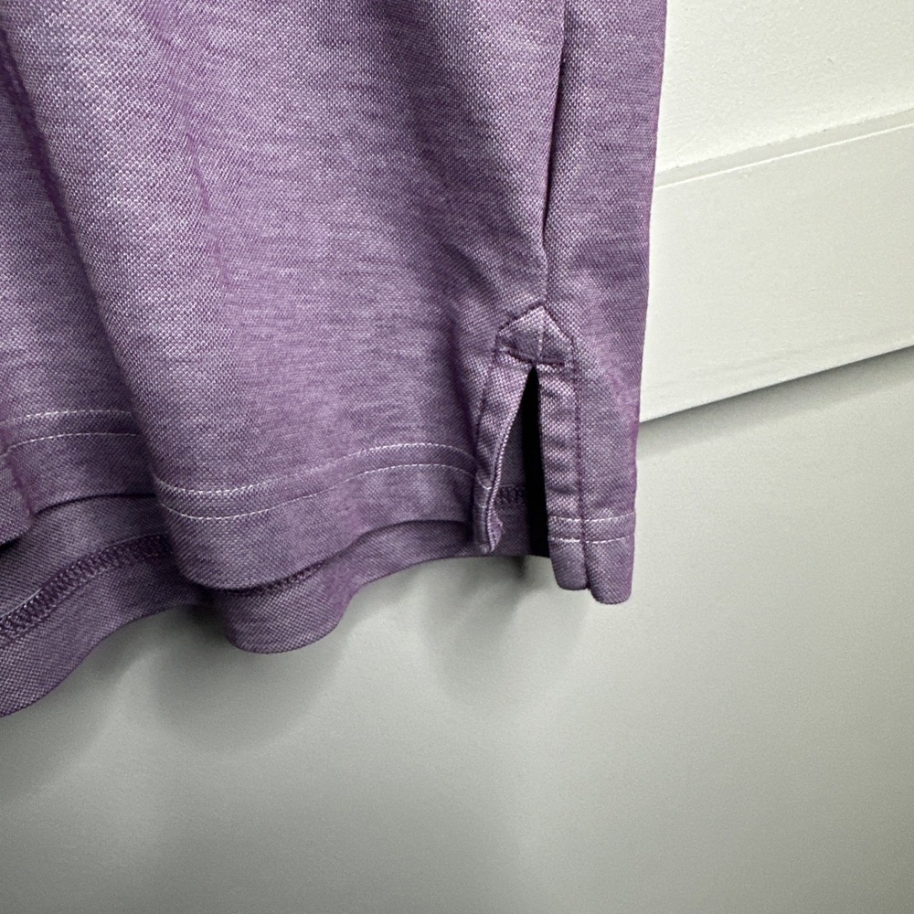 Travis Mathew Mens Sz M Polo Shirt Purple Pima Cotton Blend Golf Sports - Picture 9 of 11